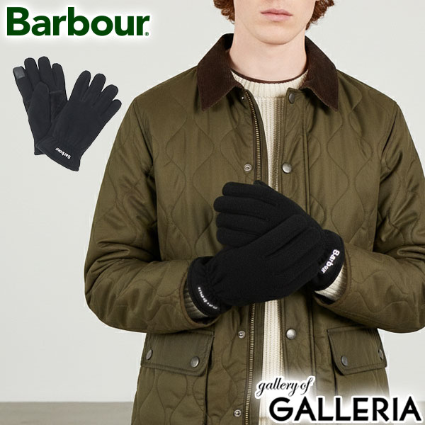 【商品レビューで＋5％】バブアー 手袋 防寒 メンズ レディース スマホ対応 Barbour ブランド 暖かい 革 秋冬 フリース グローブ COALFORD FLEECE GLOVE MGL0108