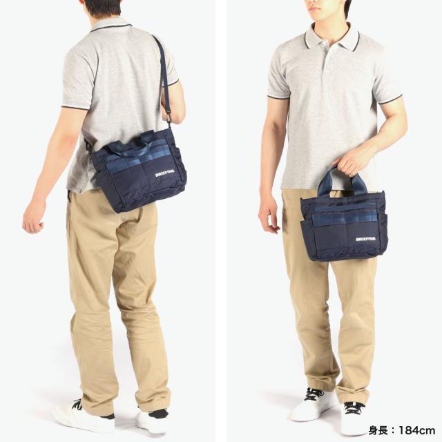 【商品レビューで＋5％】【日本正規品】ブリーフィング ゴルフ トートバッグ メンズ レディース 軽量 小さめ ファスナー付き BRIEFING GOLF バッグ カート トート ショルダー 黒 撥水 A5 4.5L CS SERIES 2WAY CART TOTE CS BRG251T10