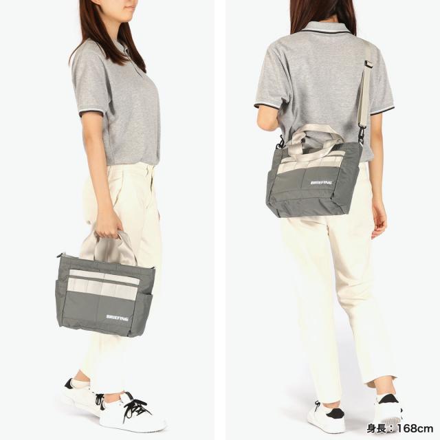 【商品レビューで＋5％】【日本正規品】ブリーフィング ゴルフ トートバッグ メンズ レディース 軽量 小さめ ファスナー付き BRIEFING GOLF バッグ カート トート ショルダー 黒 撥水 A5 4.5L CS SERIES 2WAY CART TOTE CS BRG251T10