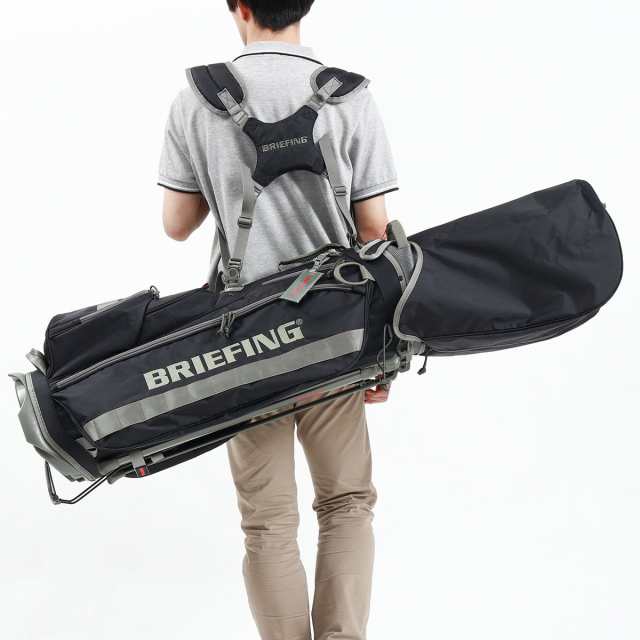 【商品レビューで＋5％】【日本正規品】ブリーフィング ゴルフ キャディバッグ BRIEFING GOLF CR-4 #02 XP WOLF GRAY  軽量 BRG223D24