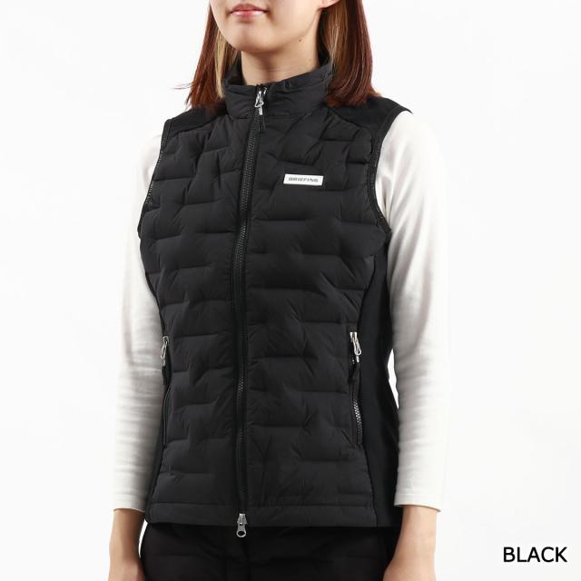 【セール20％OFF】【商品レビューで＋5％】【日本正規品】ブリーフィング ゴルフ ウェア ベスト レディース BRIEFING GOLF 秋 冬 ダウンベスト BRG233W41の通販は