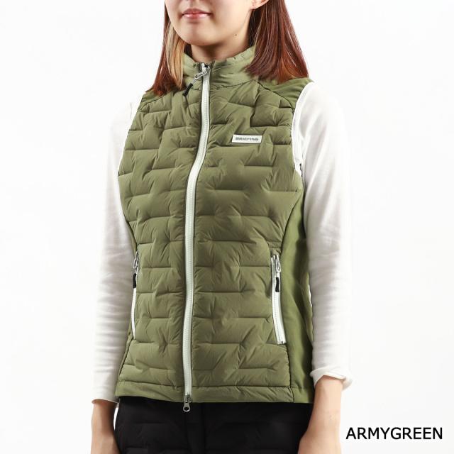 【セール20％OFF】【商品レビューで＋5％】【日本正規品】ブリーフィング ゴルフ ウェア ベスト レディース BRIEFING GOLF 秋 冬 ダウンベスト BRG233W41の通販は