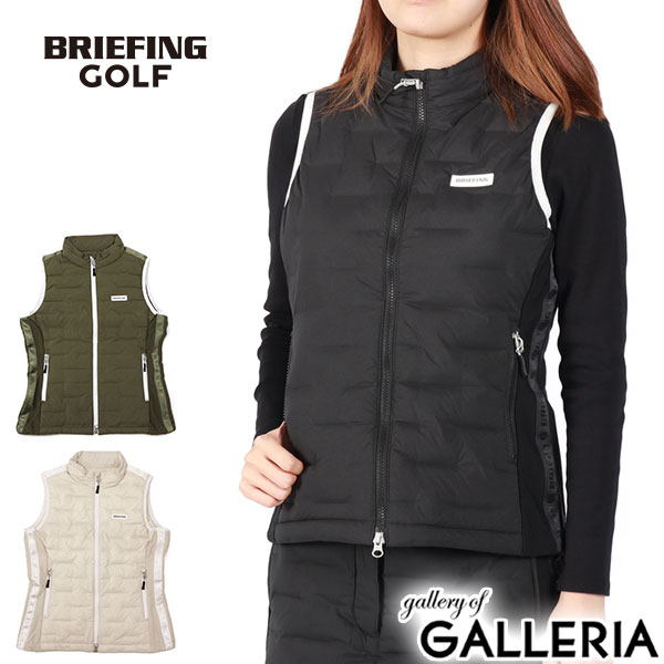 【商品レビューで＋5％】【セール30%OFF】【日本正規品】ブリーフィングゴルフ ゴルフウェア レディース BRIEFING GOLF ダウンベスト 冬 防寒 BRG243W47