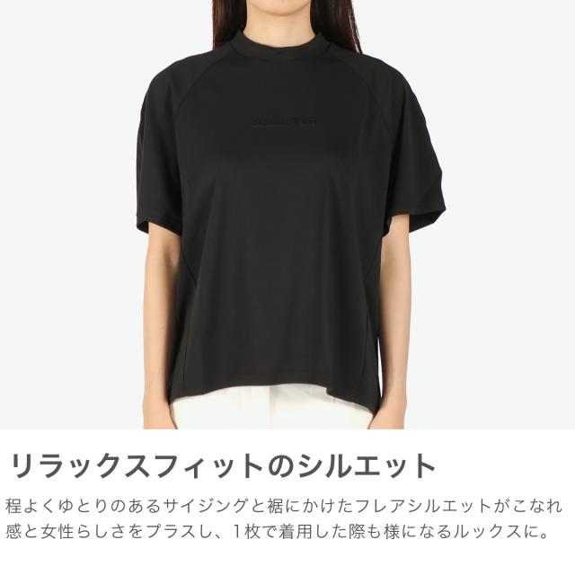 【商品レビューで＋5％】【セール30％OFF】【日本正規品】ブリーフィング ゴルフ ウェア レディース BRIEFING GOLF モックネック 夏 半袖 ブランド ロゴ トップス ハイネック URBAN ATHLETE WS MINI 3D LOGO HIGHNECK RF BRG251W31
