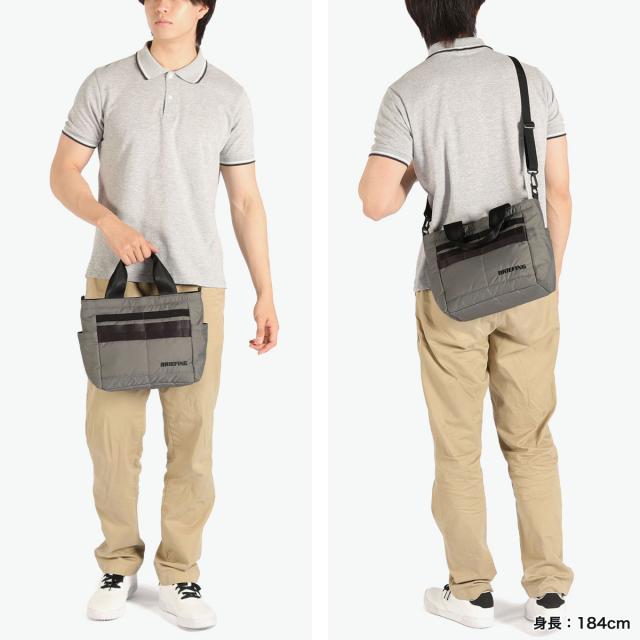 【商品レビューで＋5％】【当店限定モデル】【日本正規品】ブリーフィング ゴルフ トートバッグ メンズ レディース 小さめ ファスナー付き BRIEFING カートトート ショルダー 斜めがけ 2WAY 別注 4.5L CS SERIES 2WAY CART TOTE CS BGW251T57