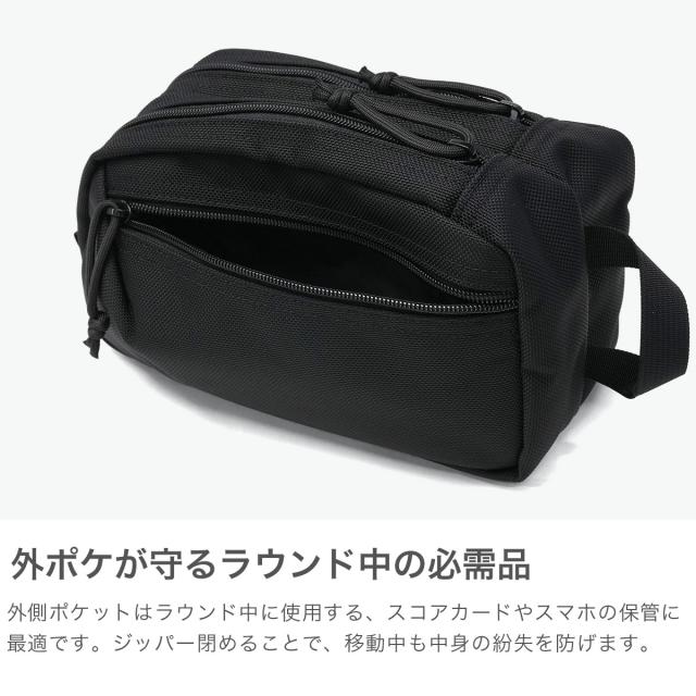 【商品レビューで＋5％】【日本正規品】 ブリーフィング ゴルフ ゴルフポーチ ポーチ BRIEFING GOLF MADE IN USA US DOUBLE LAYER POUCH BRG253G64_4