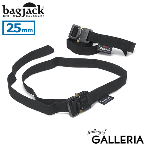 【商品レビューで＋5％】バッグジャック ベルト メンズ レディース bagjack おしゃれ 穴なし ブランド cobra コブラバックル ナイロン ドイツ製 Belt 25mm 01423