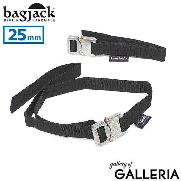 【商品レビューで＋5％】バッグジャック ベルト メンズ レディース bagjack おしゃれ 穴なし ブランド cobra コブラバックル ナイロン ドイツ製 Belt 25mm 01498