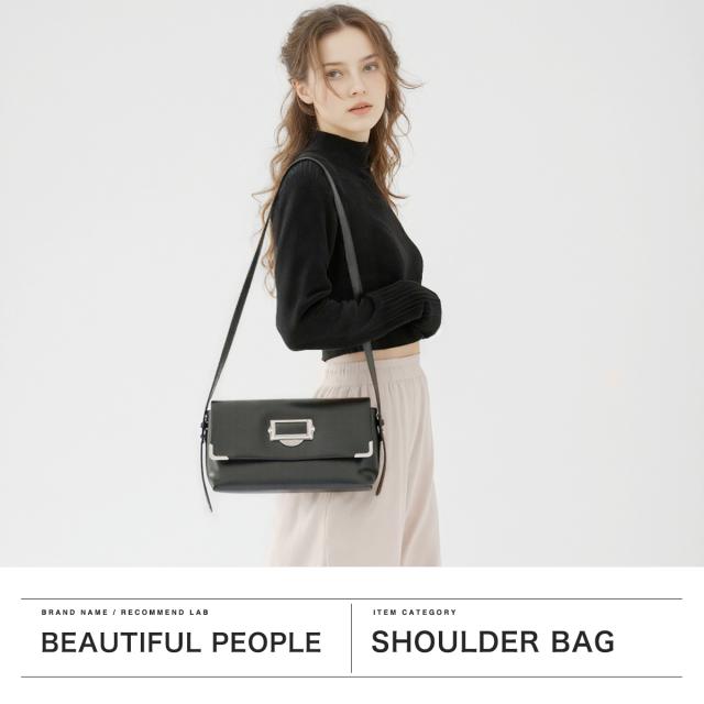 【5％OFFクーポン】【商品レビューで＋5％】ビューティフルピープル ショルダーバッグ レディース beautiful people 斜めがけ 本革 日本製 1515611985_1