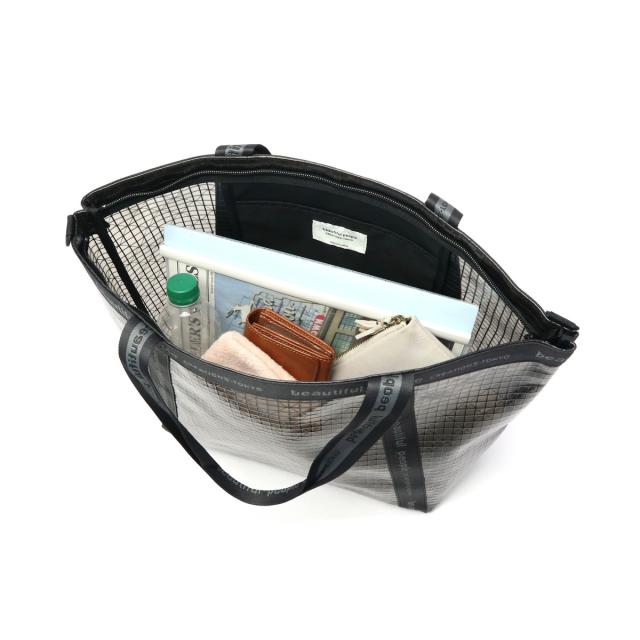 【商品レビューで＋5％】ビューティフルピープル トートバッグ レディース 大きめ A4 beautiful people 2WAY 日本製 plaid vinyl logo tape bag L 1515611969_13