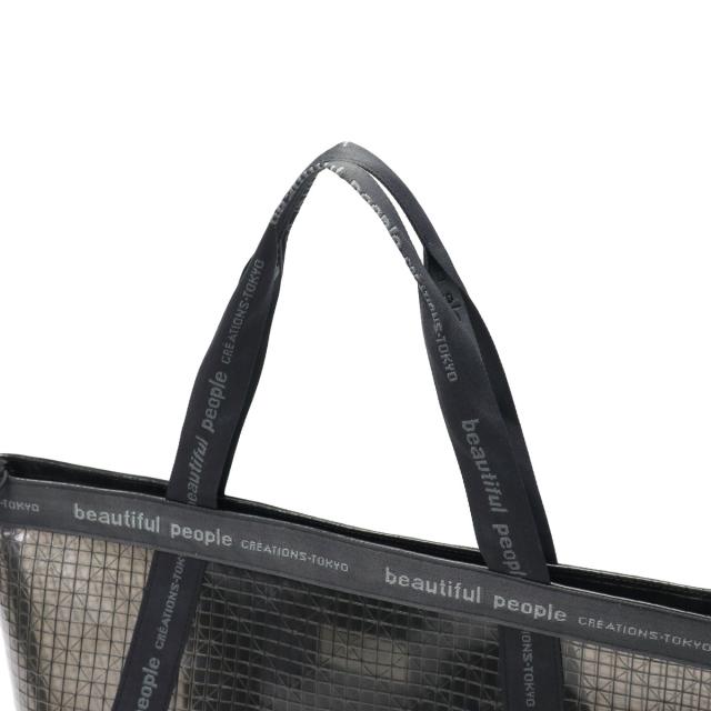 【商品レビューで＋5％】ビューティフルピープル トートバッグ レディース 大きめ A4 beautiful people 2WAY 日本製 plaid vinyl logo tape bag L 1515611969_17