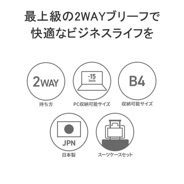 【商品レビューで＋5％】【日本正規品】ブリーフィング ブリーフケース リュック メンズ BRIEFING BLACK LINE TRINITY COMP BRA233P53_4