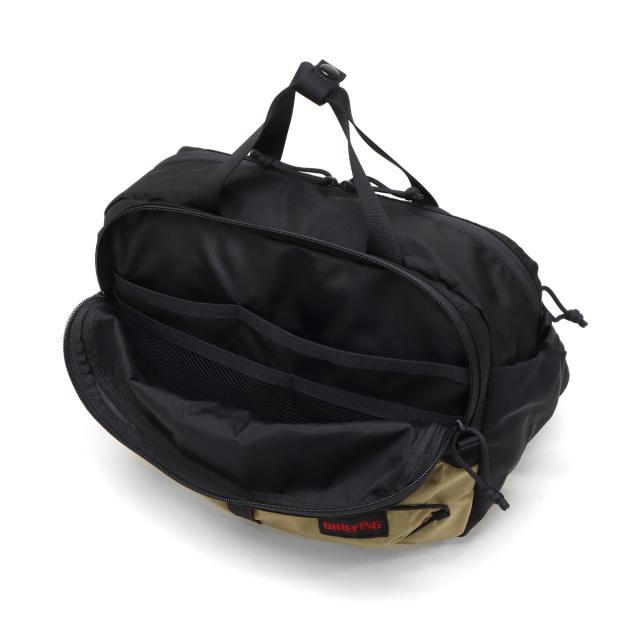 【商品レビューで＋5％】【日本正規品】ブリーフィング ウエストバッグ メンズ レディース 大容量 BRIEFING バッグ ブランド 大きめ ボディバッグ ヒップバッグ アウトドア おしゃれ 8.1L B5 OUTDOOR 2WAY HIP PACK BRA251L35