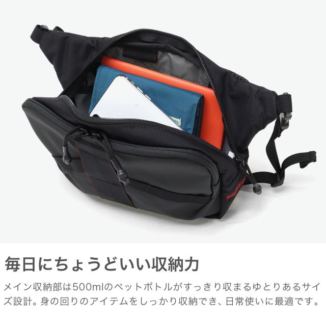 【商品レビューで＋5％】【日本正規品】ブリーフィング ショルダーバッグ メンズ レディース 斜めがけバッグ 小さめ BRIEFING ブランド 大人 かっこいい ボディバッグ スリングバッグ A5 2.1L 撥水 ナイロン LESIT DT SLING BRA251L55
