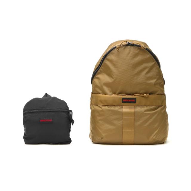 【商品レビューで＋5％】【日本正規品】 ブリーフィング リュック メンズ レディース デイパック BRIEFING ブランド 大人 シンプル 折りたたみ バックパック 軽量 軽い A4 16.9L ナイロン SOLID LIGHT PACKABLE DAY PACK RC BRA253P28