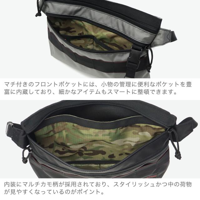 最大30%還元★6/13限定｜【商品レビューで＋5％】【日本正規品】ブリーフィング サコッシュ メンズ レディース BRIEFING ショルダー MADE IN USA 420 LIGHT SACOCHE BRA253L91_3