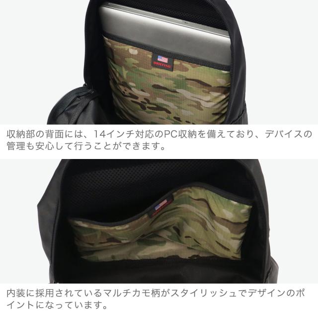【商品レビューで＋5％】【日本正規品】ブリーフィング リュック メンズ レディース 通勤 通学 BRIEFING バッグ MADE IN USA 420 LIGHT PACK BRA253P90_3