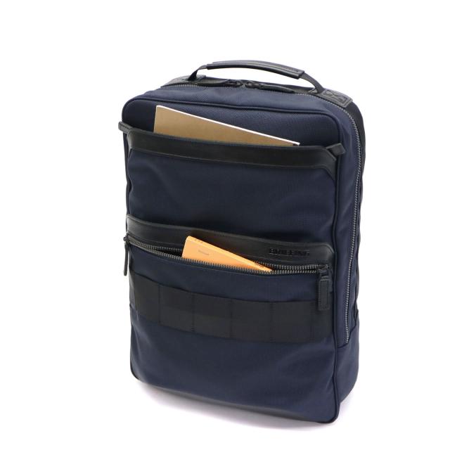 【商品レビューで＋5％】【日本正規品】ブリーフィング リュック メンズ BRIEFING リュックサック バックパック 通勤 ビジネス 旅行 本革 レザーコンビ ナイロン 防水 日本製 14.3L B4 PC収納 13inch FUSION SQ PACK HD BRM191P07