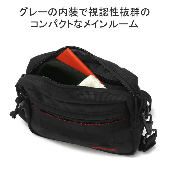 【商品レビューで＋5％】【日本正規品】ブリーフィング ショルダーバッグ BRIEFING ミニショルダー 軽い 別注 BRW241L27 最大30%還元☆1/13限定｜【商品レビューで＋5％】【日本正規品