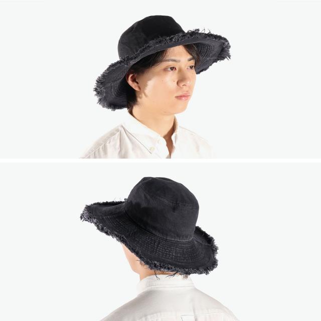 【5％OFFクーポン】【商品レビューで＋5％】CA4LA ハット レディース メンズ カシラ 帽子 バケットハット 深め 春 夏 春夏 UV 外線対策  デニム 日本製 BASABASA DENIM LONG COH-00010 最大30%還元☆12/13限定｜【5％OFFクーポン】【商品レビューで＋5