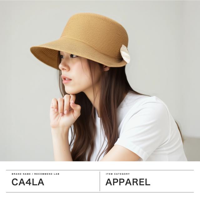 最大30%還元★6/13限定｜【5％OFFクーポン】【商品レビューで＋5％】CA4LA ハット レディース カシラ 帽子 カジュアル 洗える おしゃれ かわいい 大人 ブランド リボン 大人可愛い 日本製 ULLICA TOZ-00080_1