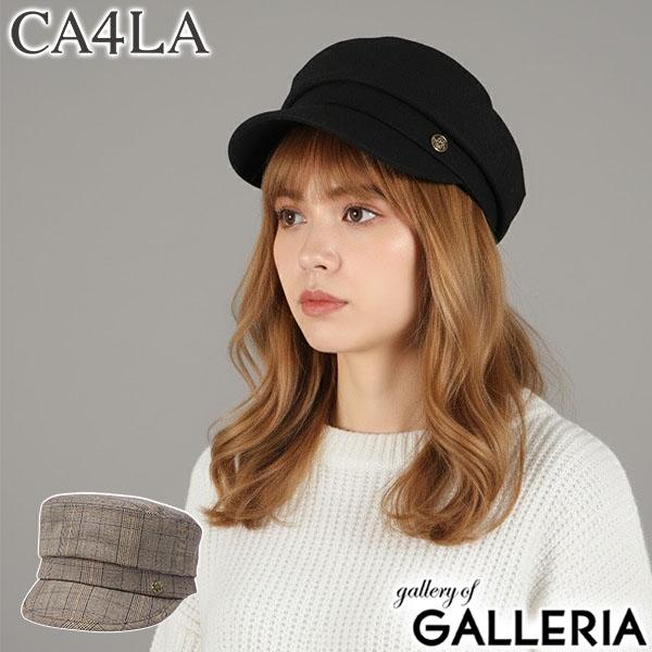 【5％OFFクーポン】【商品レビューで＋5％】CA4LA 帽子 キャスケット レディース 秋冬 カシラ ブランド 大きめサイズ ハンチング UVカット 日本製 チェック キャップ MAT PATTERN TAM02718