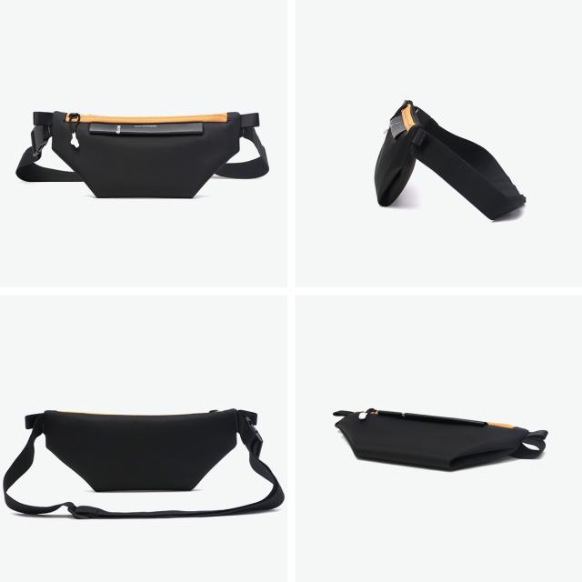 【5％OFFクーポン】【商品レビューで＋5％】【正規品1年保証】コートエシエル ボディバッグ メンズ レディース Cote&Ciel ウエストバッグ カジュアル おしゃれ 撥水 1.2L Isarau XS Sleek Black Color accent 29172