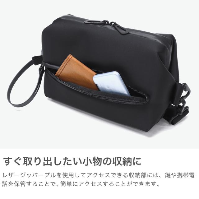 【5％OFFクーポン】【商品レビューで＋5％】【正規品1年保証】コートエシエル ボディバッグ メンズ レディース Cote&Ciel ボディ バッグ ブランド 小さめ クロスボディバッグ かっこいい  耐水 3.5L Ens Sleek 29152