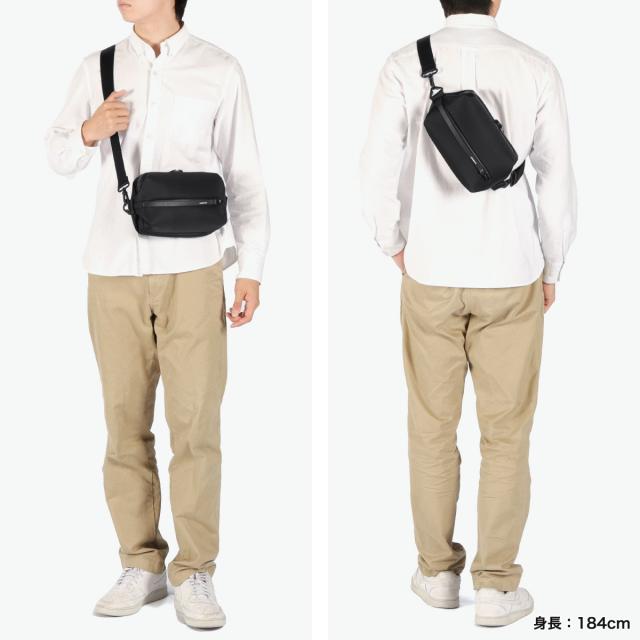 【5％OFFクーポン】【商品レビューで＋5％】【正規品1年保証】コートエシエル ボディバッグ メンズ レディース Cote&Ciel ボディ バッグ ブランド 小さめ クロスボディバッグ かっこいい  耐水 3.5L Ens Sleek 29152