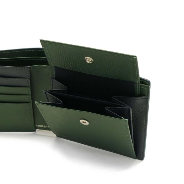 5％OFFクーポン】【商品レビューで＋5％】コムサメン 二つ折り財布