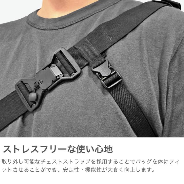 【商品レビューで＋5％】コードオブベル ボディバッグ メンズ ウエストバッグ 小さめ CODE OF BELL ブランド かっこいい 男性 斜め掛けバッグ 横型 軽量 コンパクト 止水ファスナー 2.3L 7L 2層 ナイロン 拡張機能 X-POD II COFB-XPD2