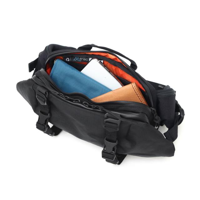 【商品レビューで＋5％】コードオブベル ボディバッグ メンズ ウエストバッグ 小さめ CODE OF BELL ブランド かっこいい 男性 斜め掛けバッグ 横型 軽量 コンパクト 止水ファスナー 2.3L 7L 2層 ナイロン 拡張機能 X-POD II COFB-XPD2