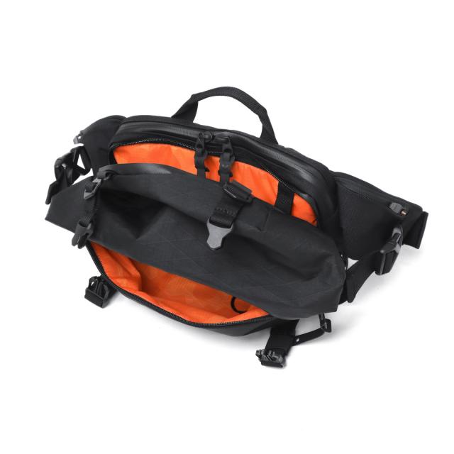 【商品レビューで＋5％】コードオブベル ボディバッグ メンズ ウエストバッグ 小さめ CODE OF BELL ブランド かっこいい 男性 斜め掛けバッグ 横型 軽量 コンパクト 止水ファスナー 2.3L 7L 2層 ナイロン 拡張機能 X-POD II COFB-XPD2