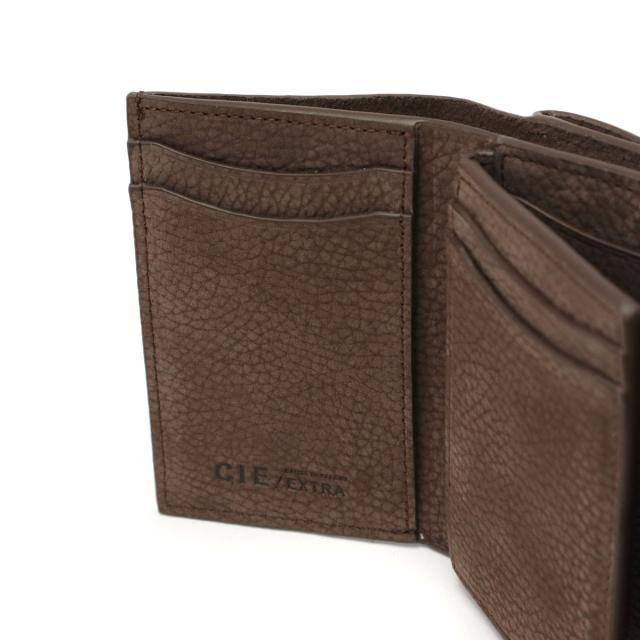 商品レビューで＋5％】CIE 三つ折り財布 コンパクト 本革 ブランド