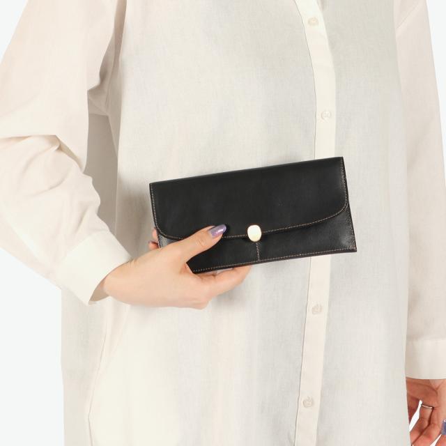 最大30%還元★6/3限定｜【5％OFFクーポン】【商品レビューで＋5％】COMME CA 長財布 レディース 薄い コムサ 財布 長財布レディース ブランド 本革 かぶせ 軽量 薄型 薄マチ スリム Leger 薄型束入 CCM74811_8