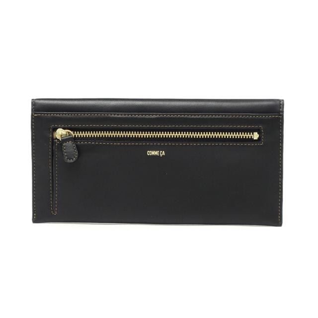 最大30%還元★6/3限定｜【5％OFFクーポン】【商品レビューで＋5％】COMME CA 長財布 レディース 薄い コムサ 財布 長財布レディース ブランド 本革 かぶせ 軽量 薄型 薄マチ スリム Leger 薄型束入 CCM74811_11