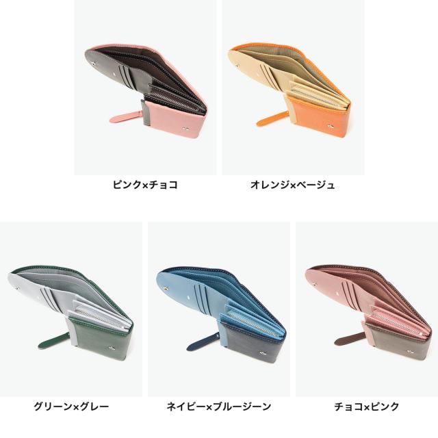 商品レビューで＋5％】COMME CA 二つ折り財布 レディース ブランド 本