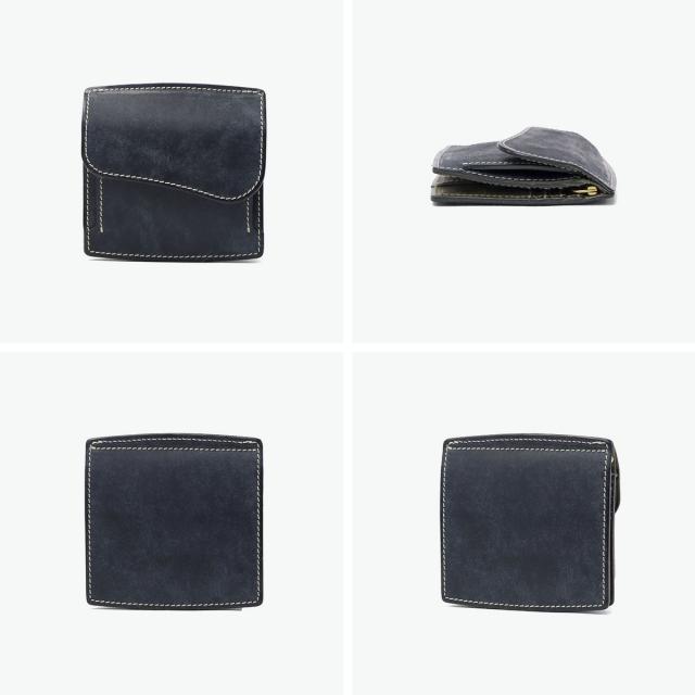 最大30%還元★5/3限定｜【商品レビューで＋5％】コルボ 財布 メンズ レディース 本革 CORBO. 日本製 ブランド 大人 札 小銭 プエブロ SLATE PUEBLO マネークリップ式コンパクト財布 1LN-1715_5