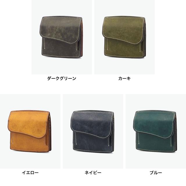 最大30%還元★5/3限定｜【商品レビューで＋5％】コルボ 財布 メンズ レディース 本革 CORBO. 日本製 ブランド 大人 札 小銭 プエブロ SLATE PUEBLO マネークリップ式コンパクト財布 1LN-1715_6