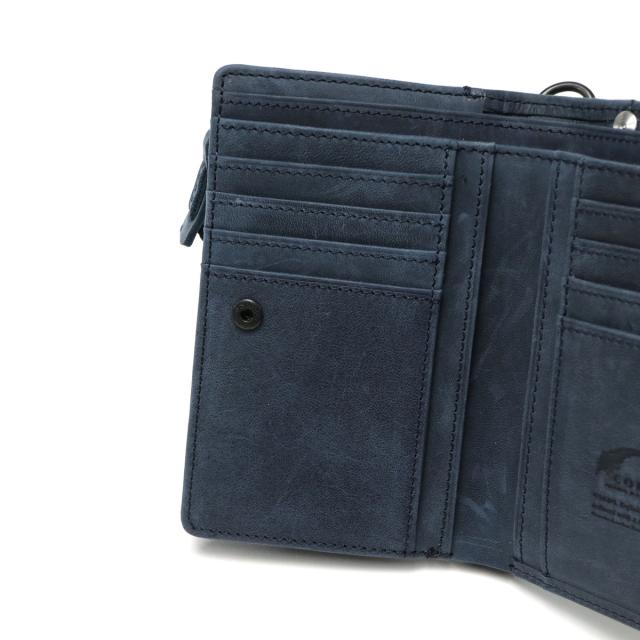 CORBO コルボ ネイビー レザー 二つ折り財布 CORBO コルボ 折り財布 ネイビー CORBO 二つ折り財布 レザー ネイビー