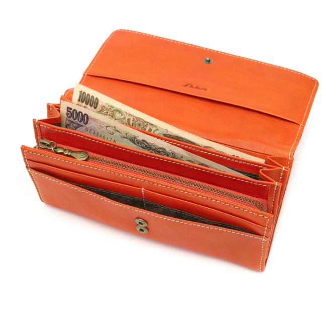 【商品レビューで＋5％】【ダコタ限定小物プレゼント】ダコタ 長財布 レディース Dakota 財布 ブランド 本革 革 レザー かぶせ 大容量 カード収納 ロングウォレット フォンス2 0031802_12