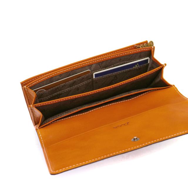 【商品レビューで＋5％】【ダコタ限定小物プレゼント】ダコタ 長財布 レディース Dakota 財布 ブランド 本革 革 レザー かぶせ 大容量 カード収納 ロングウォレット フォンス2 0031802_13
