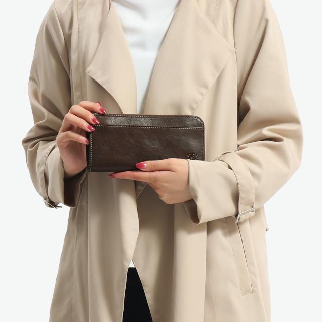 【商品レビューで＋5％】【ダコタ限定小物プレゼント】ダコタ 長財布 レディース Dakota 財布 ブランド 本革 革 レザー L字ファスナー カード収納 小銭入れ フォンス2 0031804_6