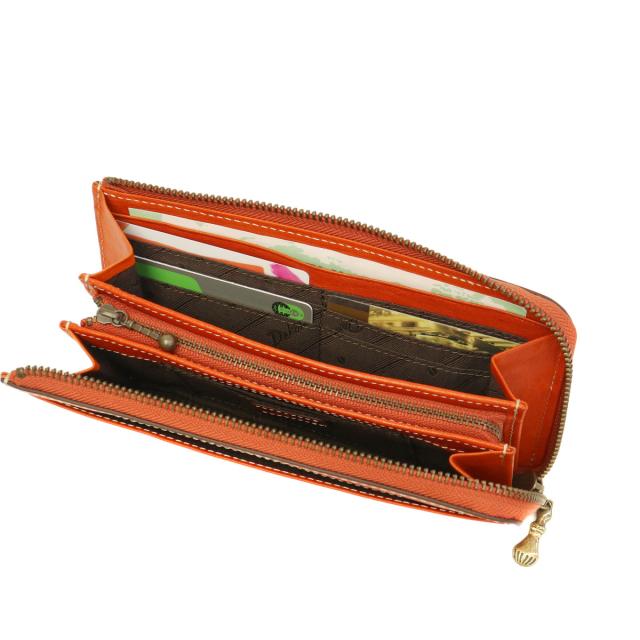 【商品レビューで＋5％】【ダコタ限定小物プレゼント】ダコタ 長財布 レディース Dakota 財布 ブランド 本革 革 レザー L字ファスナー カード収納 小銭入れ フォンス2 0031804_14