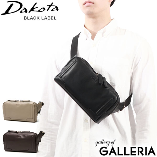 【商品レビューで＋5％】ダコタブラックレーベル ボディバッグ 本革 革 レザー Dakota BLACK LABEL 斜めがけ バッグ 軽量 撥水 1623500