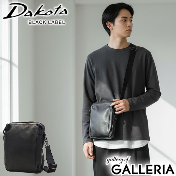 【商品レビューで＋5％】オリジナルキーホルダー付ダコタブラックレーベル ショルダーバッグ メンズ 小さめ 斜めがけ 革 Dakota BLACK LABEL A5 ランスサステナ 1624000
