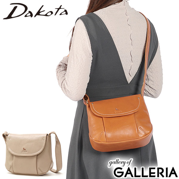 【商品レビューで＋5％】【ダコタ限定小物プレゼント】ダコタ ショルダーバッグ バッグ レディース 斜めがけバッグ ブランド Dakota ショルダー 斜めがけ 大人 軽量 上品 小さめ カジュアル おしゃれ 横型 かぶせ型 牛革 トラッチャ 1034791