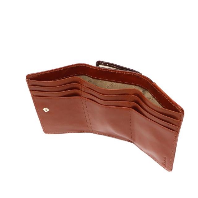 【商品レビューで＋5％】【ダコタ限定小物プレゼント】ダコタ 財布 レディース 三つ折り コンパクト Dakota ブランド 本革 牛革 レザー イタリアンレザー バケッタレザー 小銭入れ コインチャーム ラフィナート 0031740_13