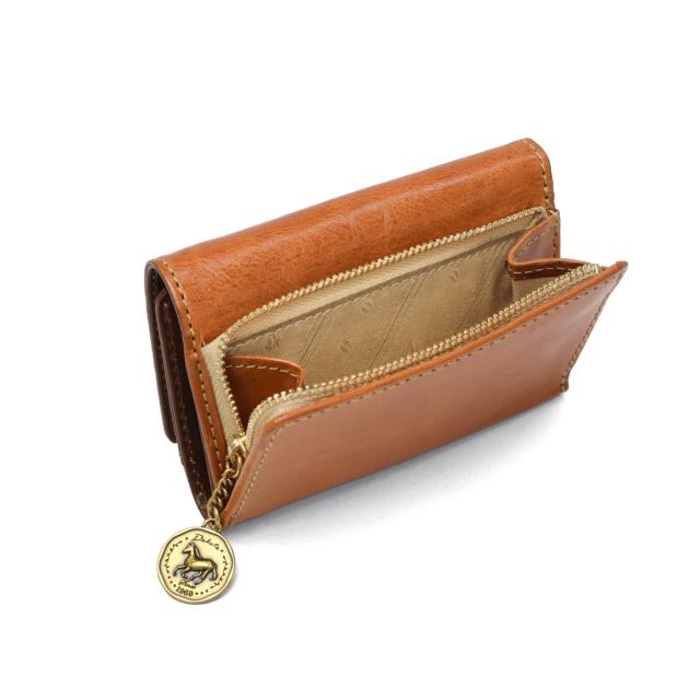 【商品レビューで＋5％】【ダコタ限定小物プレゼント】ダコタ 財布 レディース 三つ折り コンパクト Dakota ブランド 本革 牛革 レザー イタリアンレザー バケッタレザー 小銭入れ コインチャーム ラフィナート 0031740_17