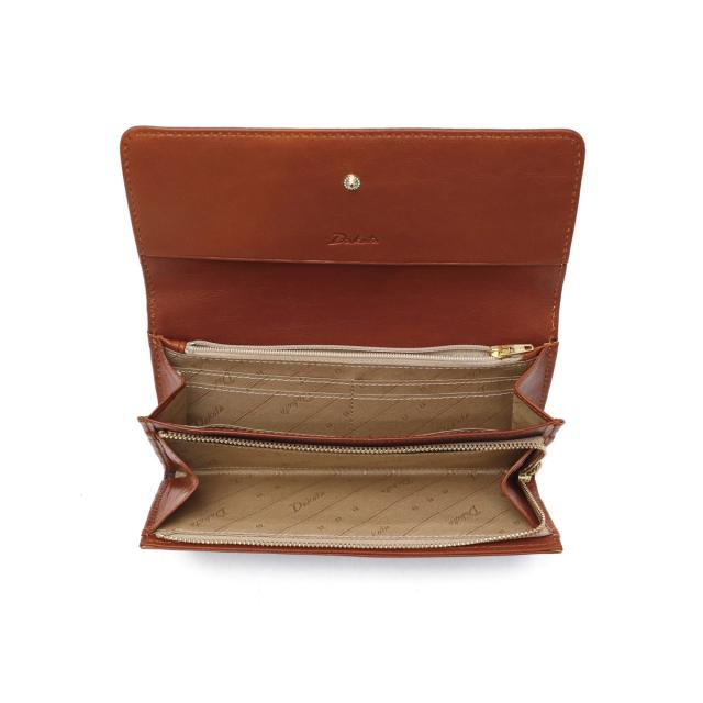 【商品レビューで＋5％】【ダコタ限定小物プレゼント】ダコタ 長財布 財布 レディース ブランド Dakota 本革 牛革 レザー 大容量 かぶせ フラップ 上品 おしゃれ 大人 贈り物 茶色 グリーン ネイビー かぶせ長財布 小銭入れ 女性 ラフィナート 0031743